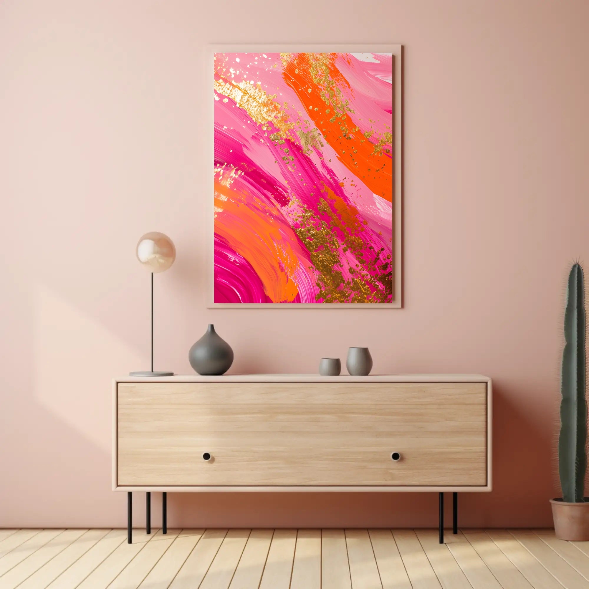 Vibrant Swirl Abstract Art Poster for Contemporary Spaces PosterGoat