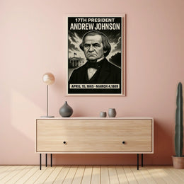 Andrew Johnson 17Th President Poster