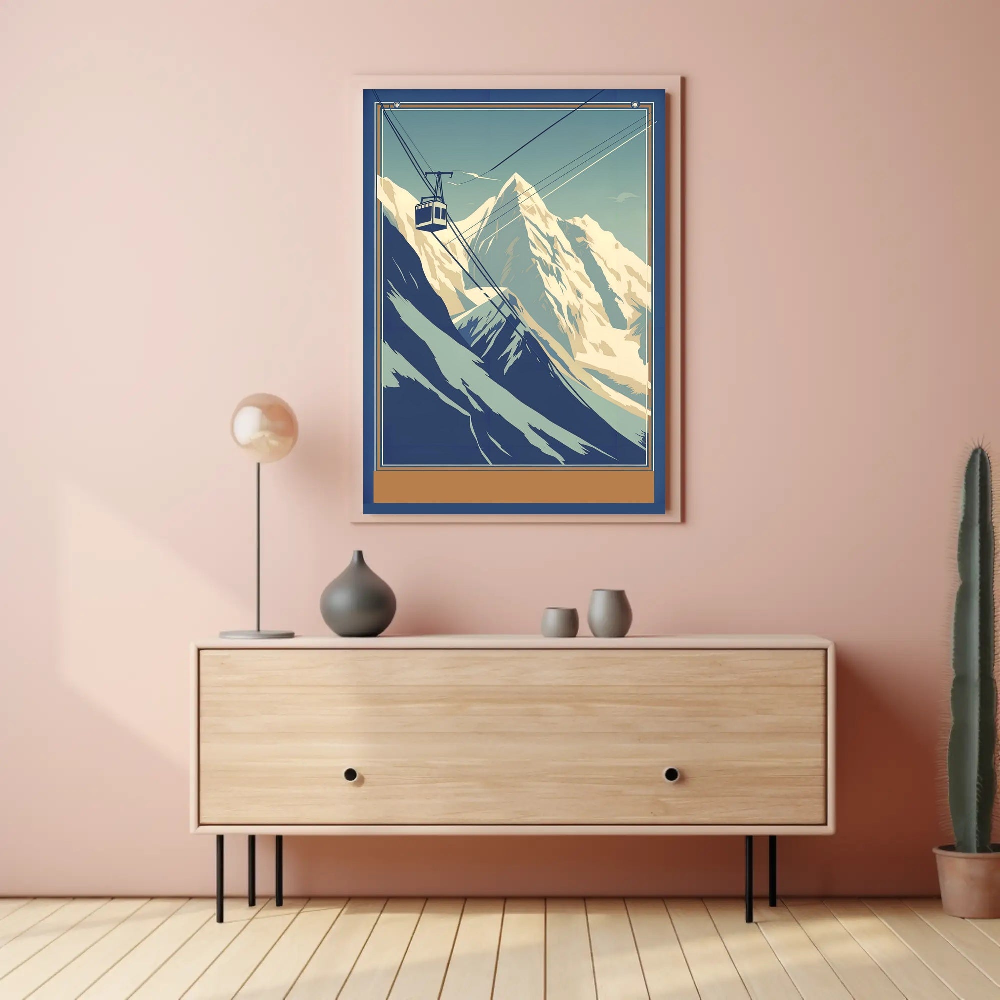 Mountain Cable Car Adventure Poster