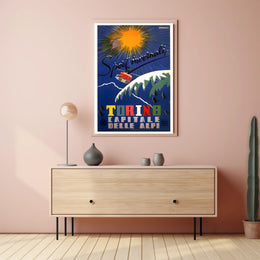 Winter Sports Adventure Travel Poster Turin Italy PosterGoat