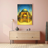 Majestic Architecture of Hagia Sophia Poster PosterGoat