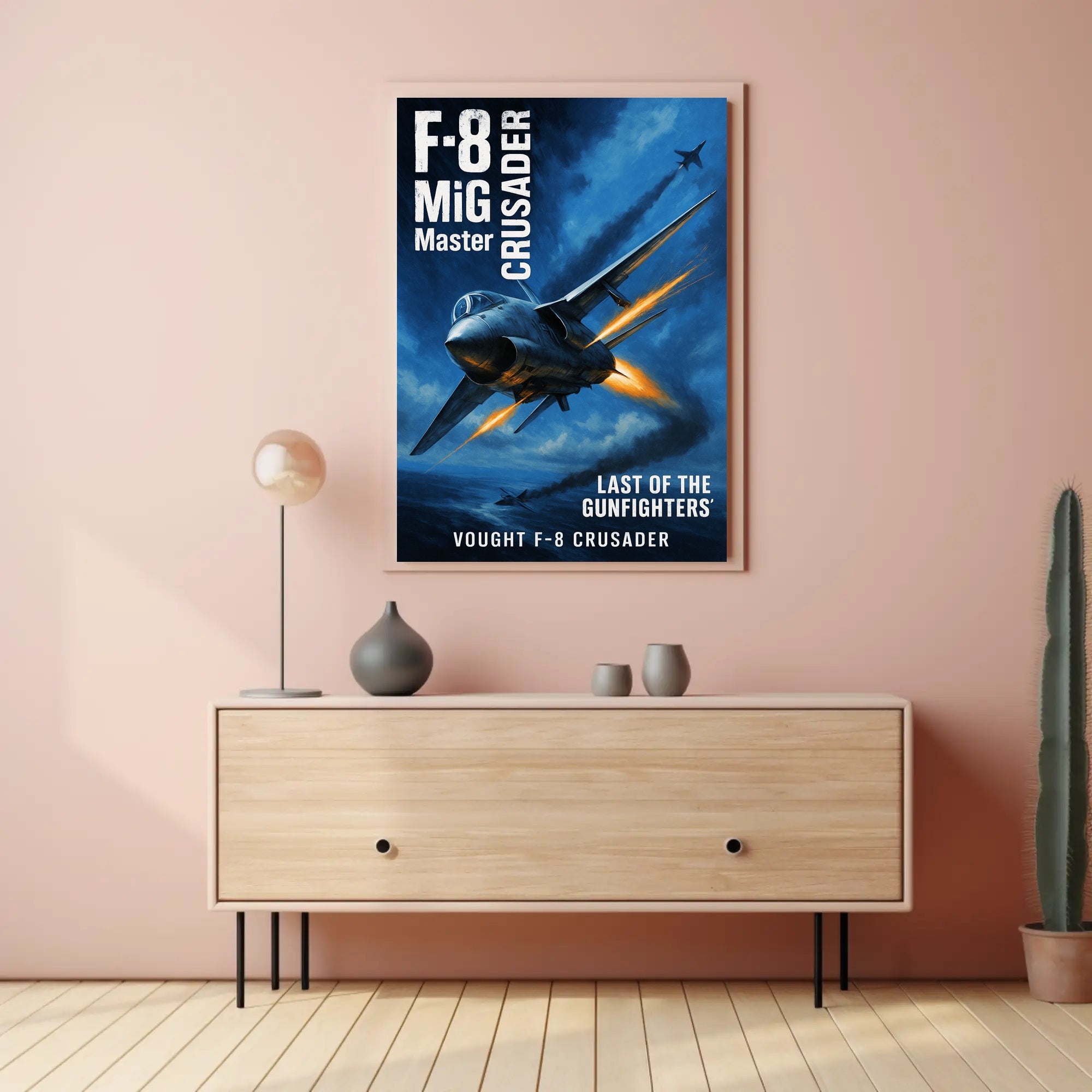 Vought F-8 Crusader Last of the Gunfighters Poster PosterGoat