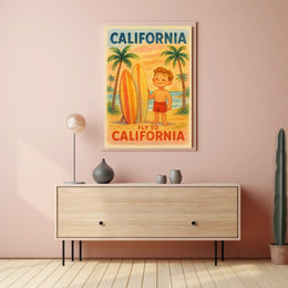Fly to California Poster