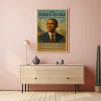 Barack Obama Presidency Inspirational Patriotic Poster
