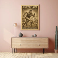 Celebrating an Athletic Legend Jim Thorpe Poster