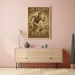 Celebrating an Athletic Legend Jim Thorpe Poster