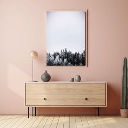 Winter Forest Serenity Poster