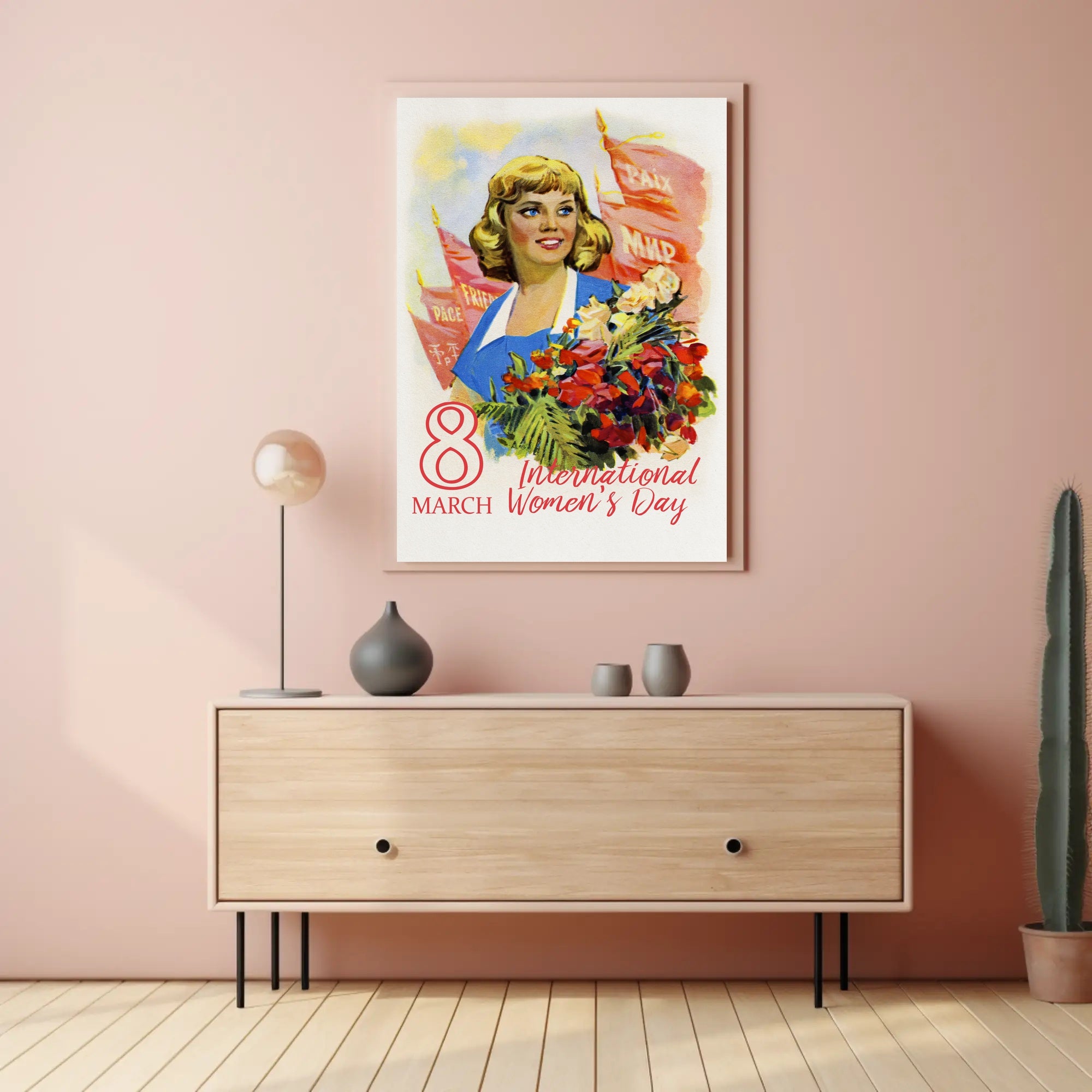 International Women's Day Unity Political or Propaganda Poster
