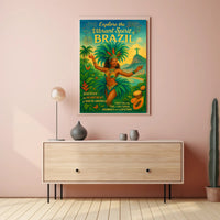 Explore The Vibrant Spirit Of Brazil Poster