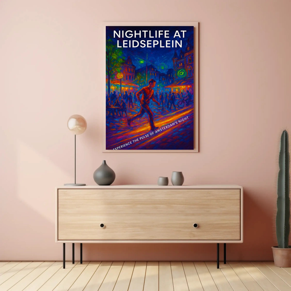 Nightlife At Leidseplein Poster