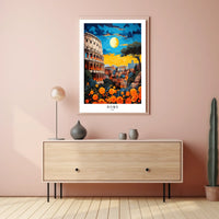 Rome A Vibrant Cityscape Poster