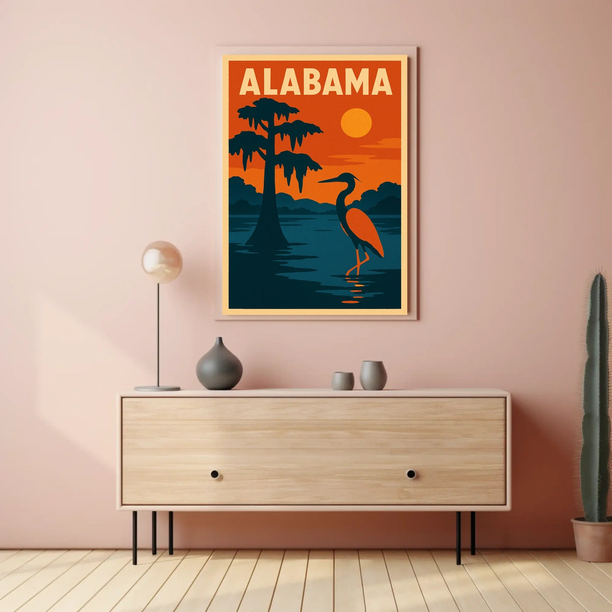 Alabama Wildlife Poster