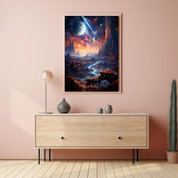Cosmic Landscape Poster PosterGoat
