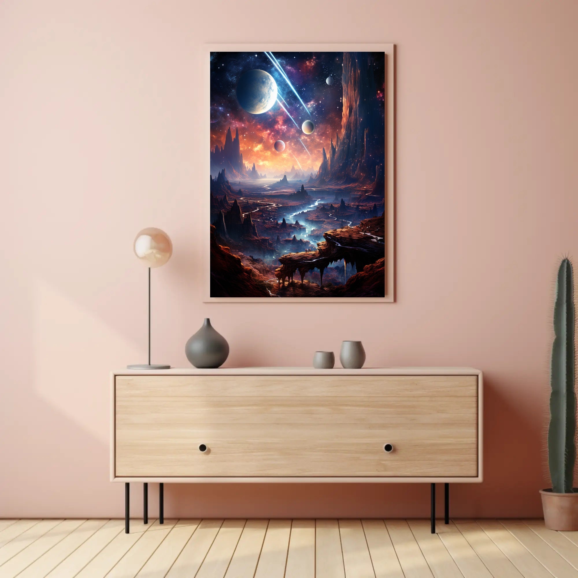 Cosmic Landscape Poster PosterGoat