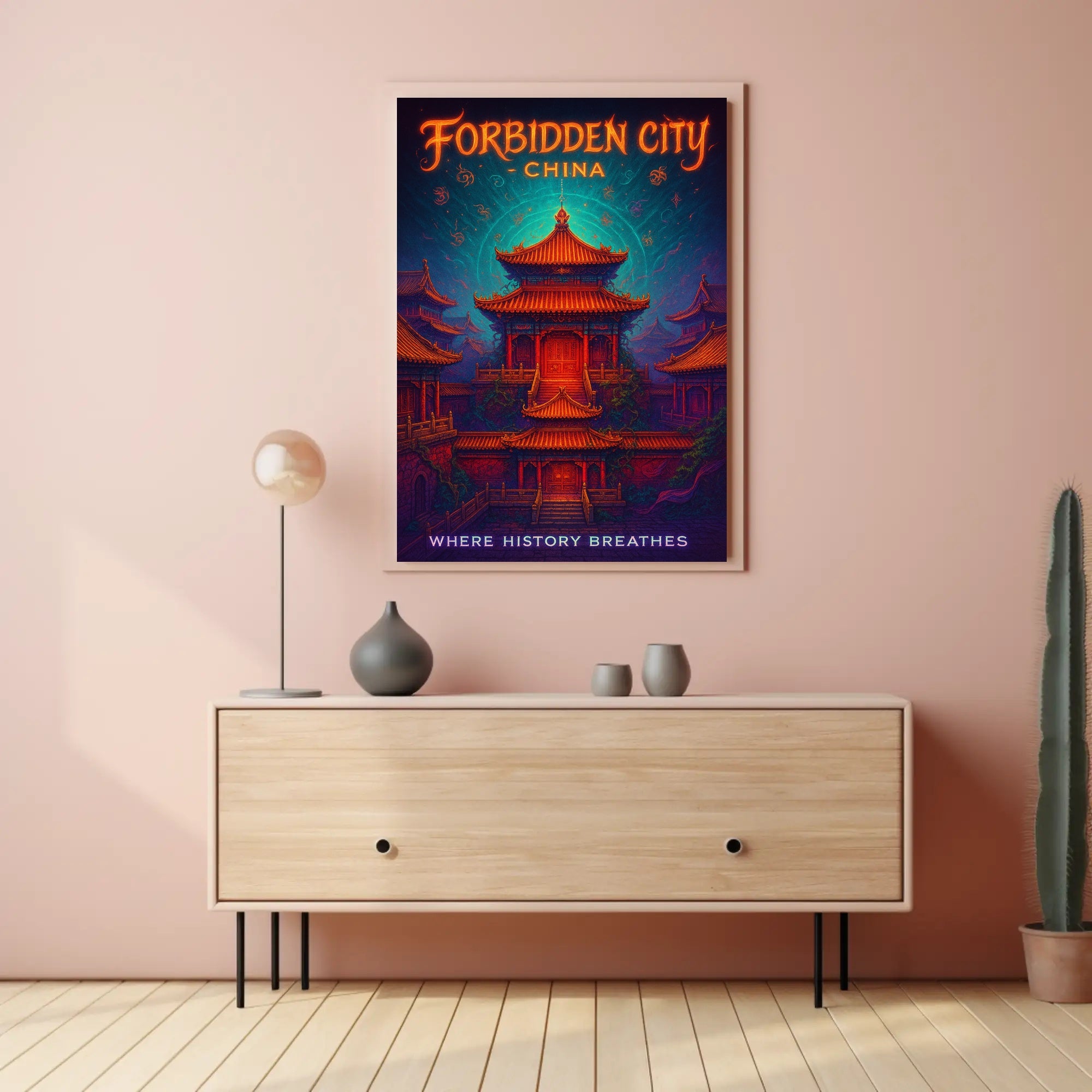 Forbidden City Enchantment in Cultural or Heritage Poster