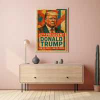 Trump Strength Patriotic Vintage Ads Poster