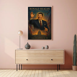 American Leadership 1981-1989 Historical Presidential Poster