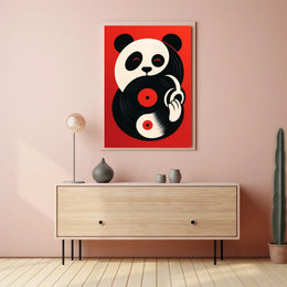 Panda Groove Poster