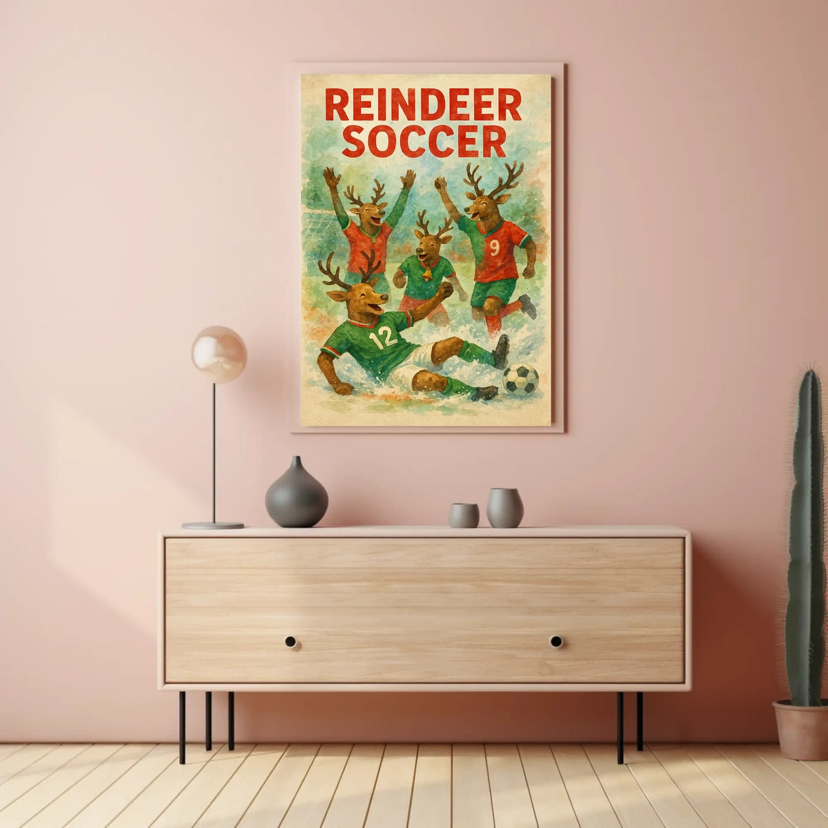 Reindeer Soccer Extravaganza Poster