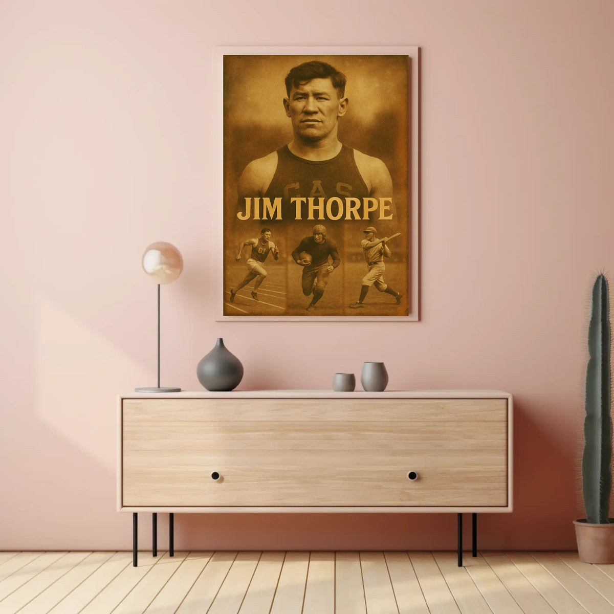 Jim Thorpe Celebrating a Sports Legend Jim Thorpe Poster