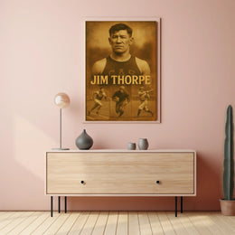 Jim Thorpe Celebrating a Sports Legend Jim Thorpe Poster