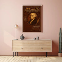John Adams Architect Of Independence Poster