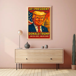 Trump Guardianship Liberty Patriotic Pop Art Poster