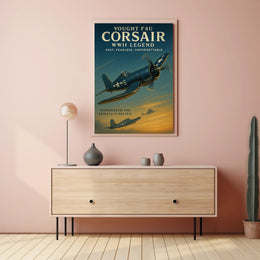 Vought F4U Corsair: WWII Legend Poster