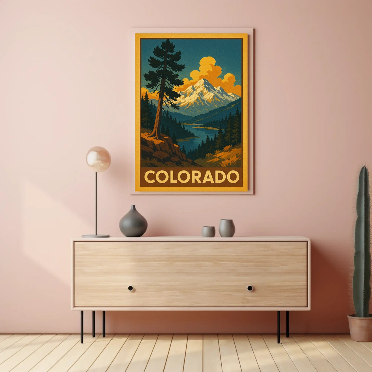 Colorado Mountain Landscape Poster