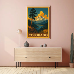 Colorado Mountain Landscape Poster