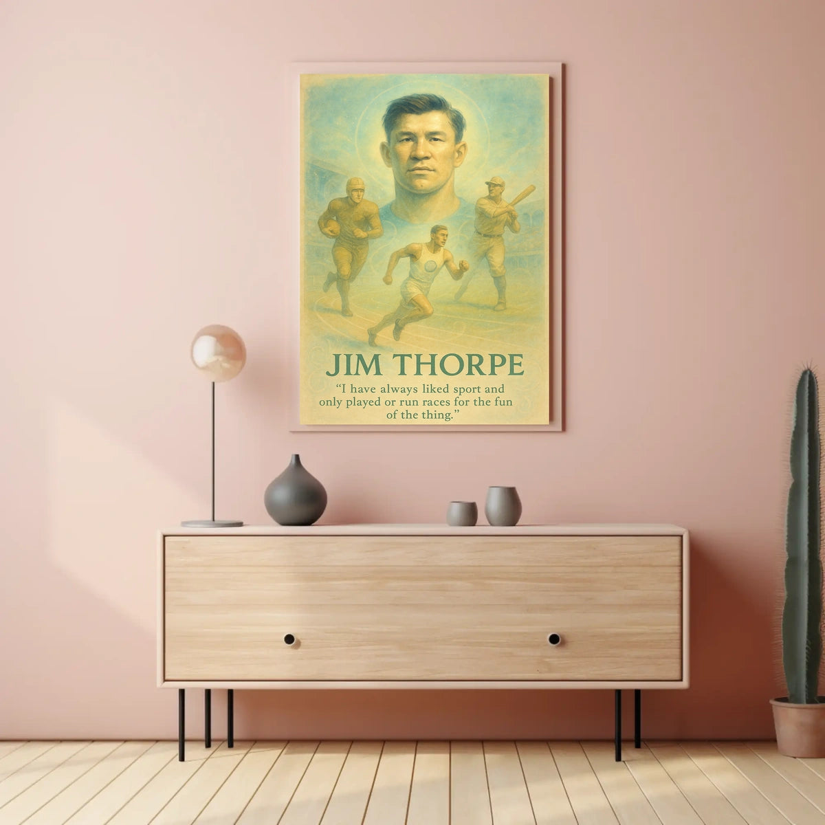 Celebrating Jim Thorpe Athletic Excellence Jim Thorpe Poster
