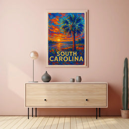 South Carolina Sunset Poster