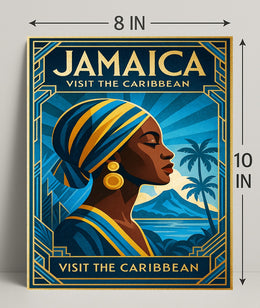 Discover Jamaica Visit the Caribbean Poster PosterGoat