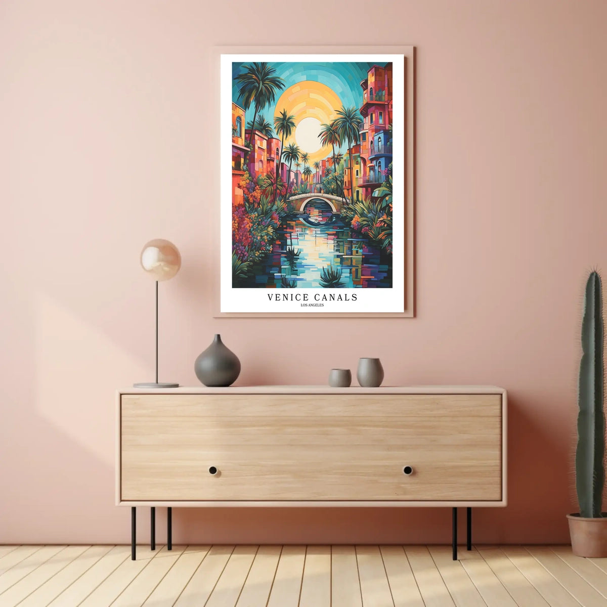 Venice Canals Los Angeles Poster