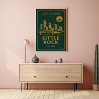 Little Rock City Edition Poster PosterGoat