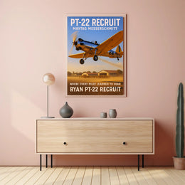 PT-22 Recruit Aviation Training Poster PosterGoat