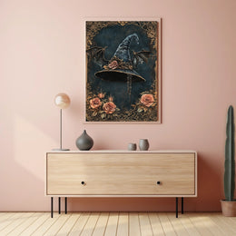 Witch's Hat Gothic Enchantment Artistic Pop Culture Poster