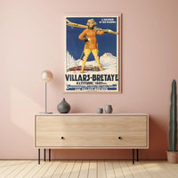 Winter Pleasures In Villars-Bretaye Poster