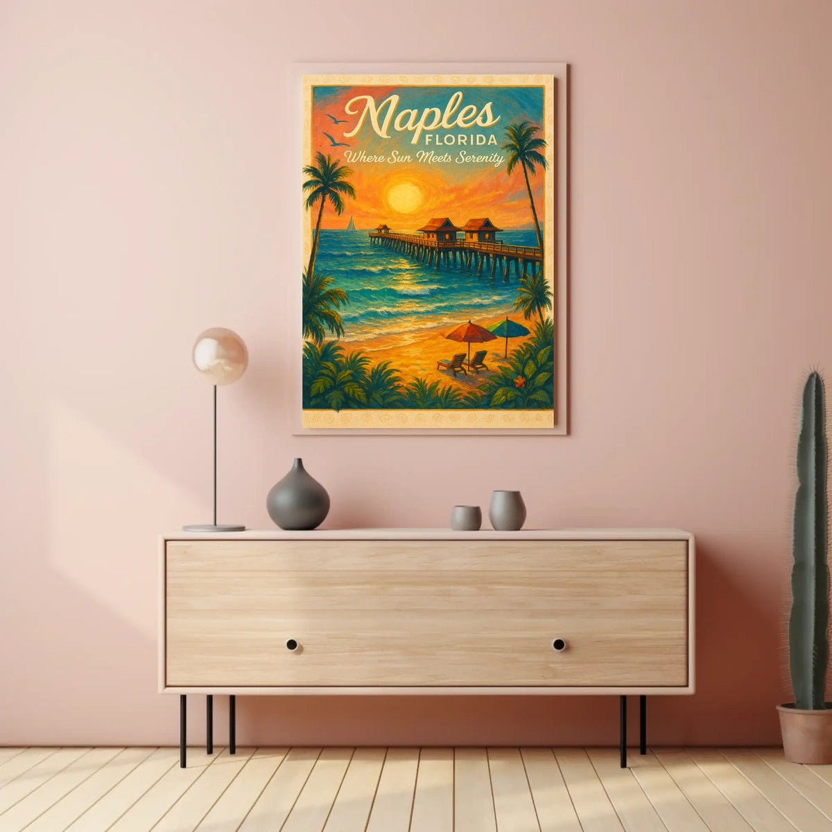 Naples, Florida Where Sun Meets Serenity Poster