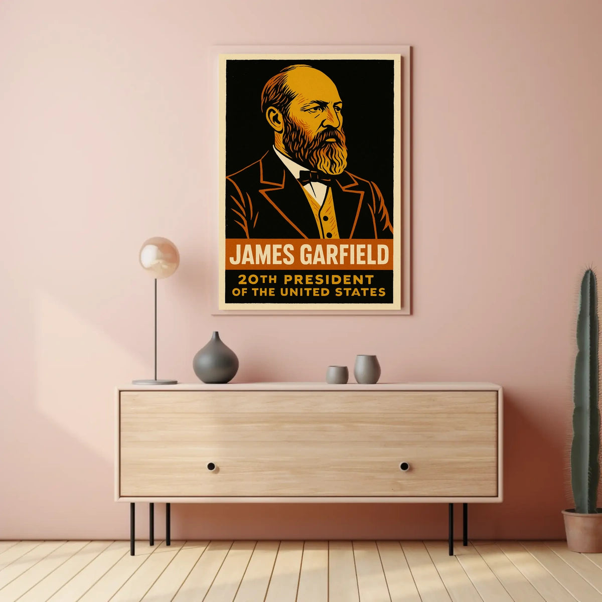 James Garfield 20th President Poster
