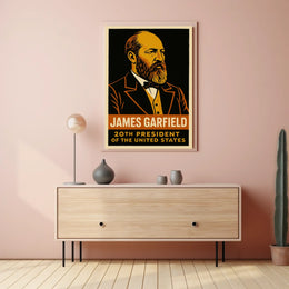 James Garfield 20th President Poster