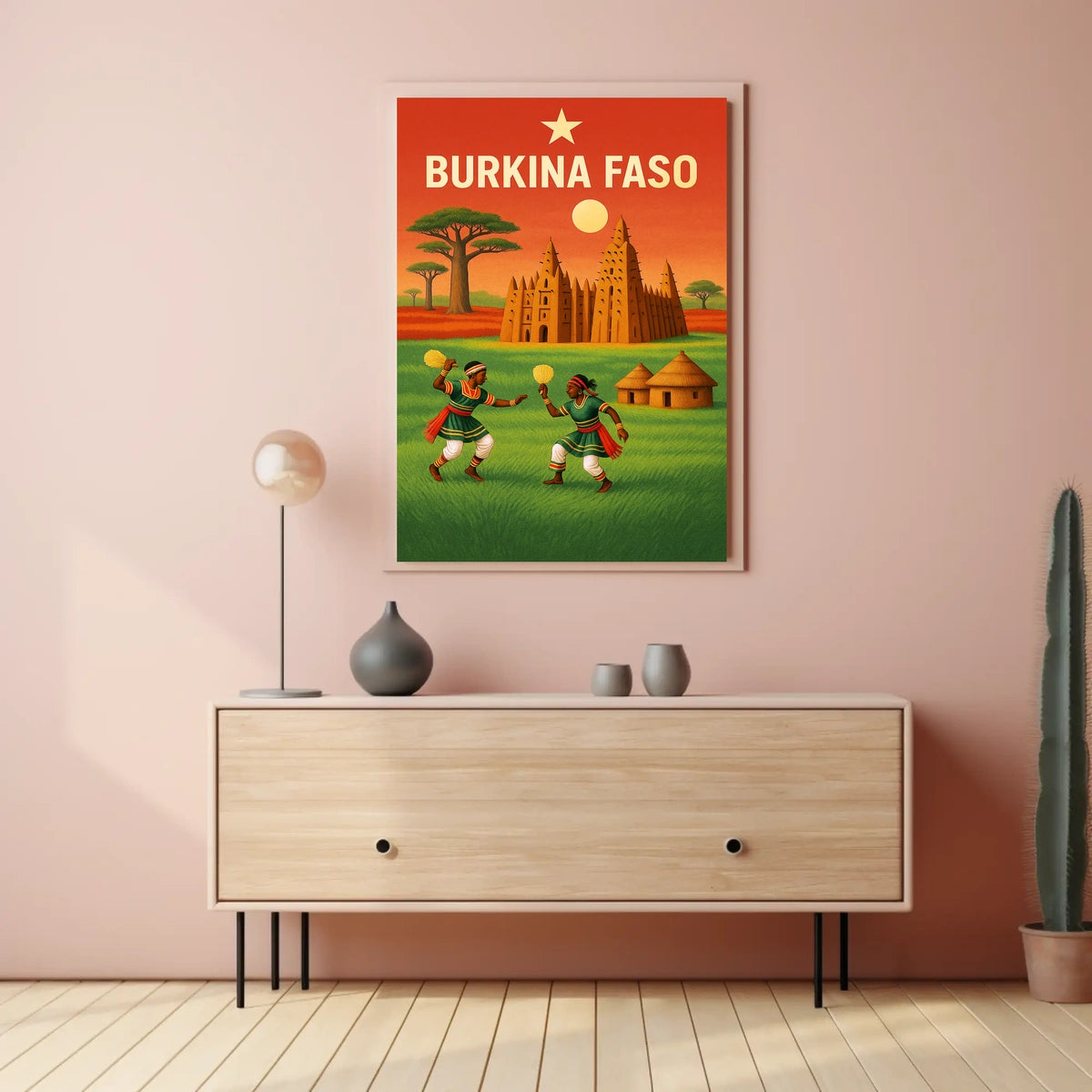Burkina Faso Cultural Celebration Poster