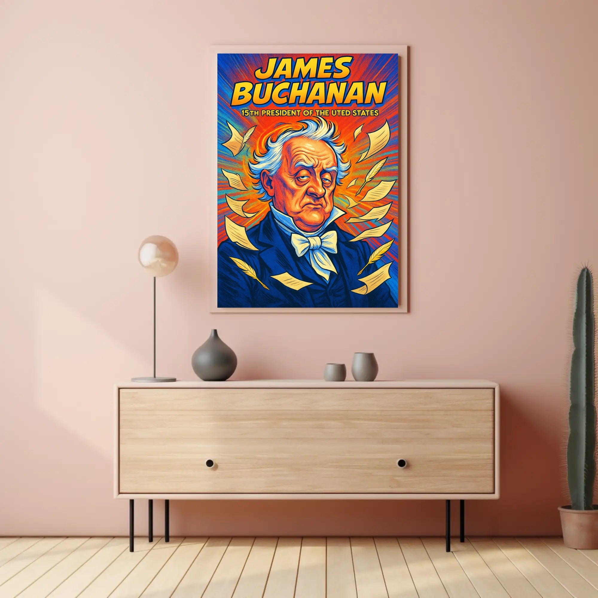 James Buchanan 15th President Poster PosterGoat