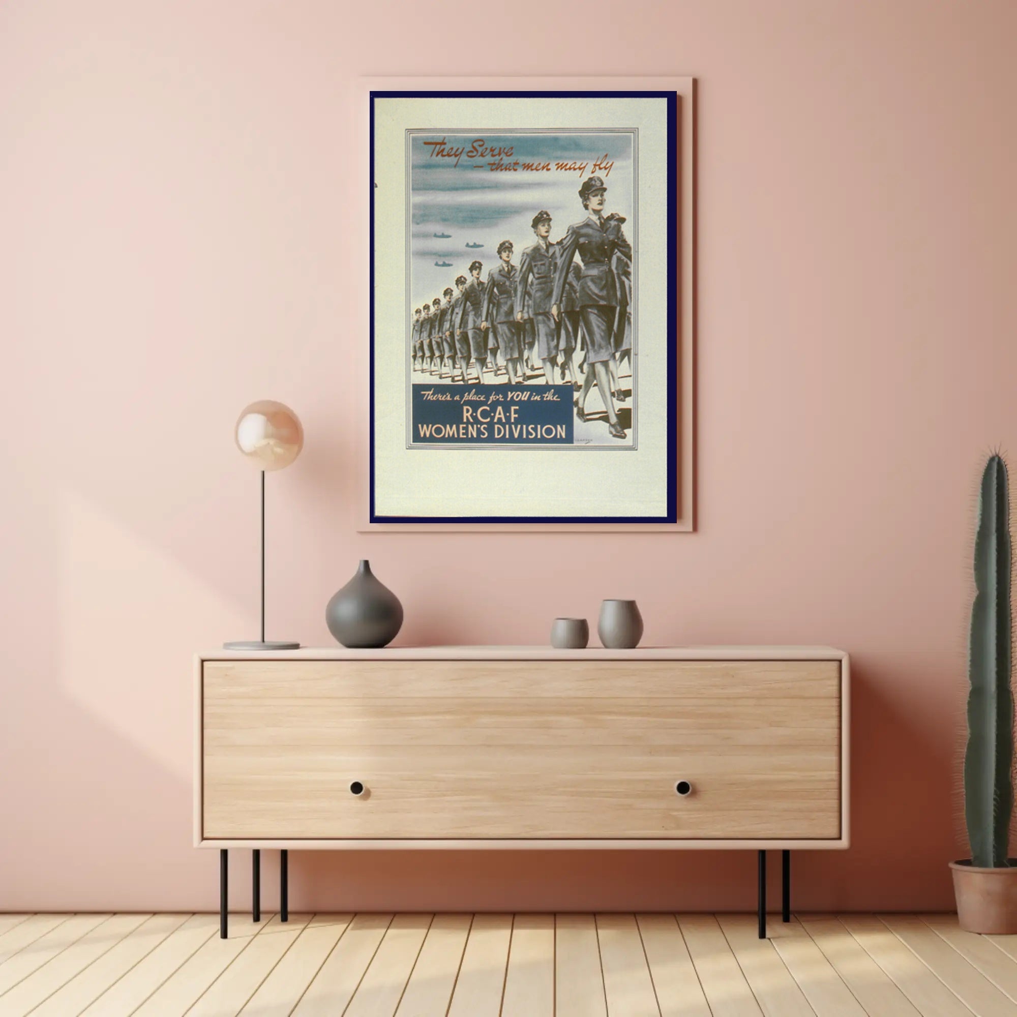 Recruitment for the R.C.A.F. Women's Division Poster PosterGoat