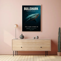 Bullshark A Primal Force of Nature Poster PosterGoat