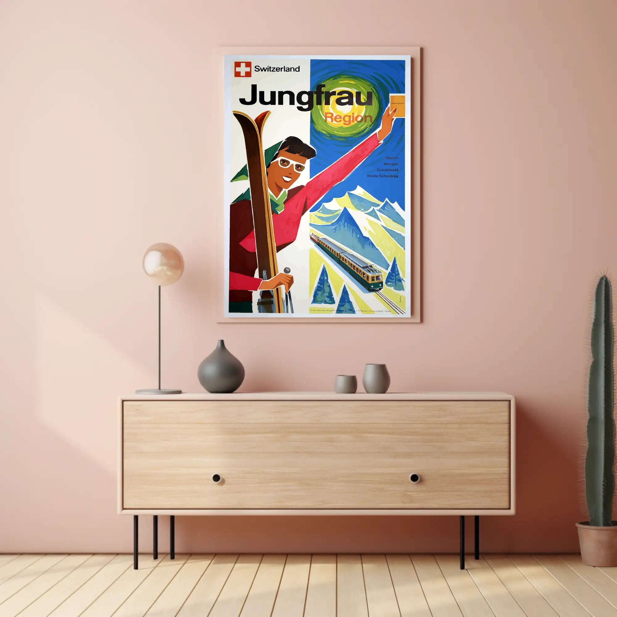 Explore the Jungfrau Region Poster PosterGoat