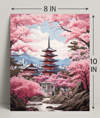 Cherry Blossom Serenity Poster