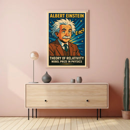 Albert Einstein Theory Of Relativity Poster