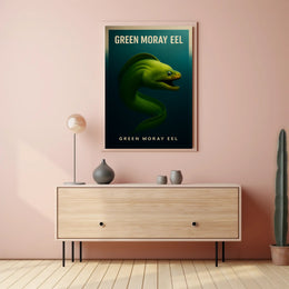 Green Moray Eel Poster