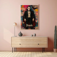 Vampire Chic: Dramatic Dracula Art Pop Culture Poster